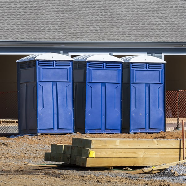 what is the cost difference between standard and deluxe porta potty rentals in Bryson TX